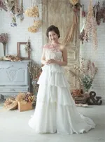 ウェディングドレスの撮影