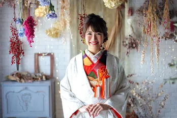 フォトジェニックなスタジオで和装フォトウェディング